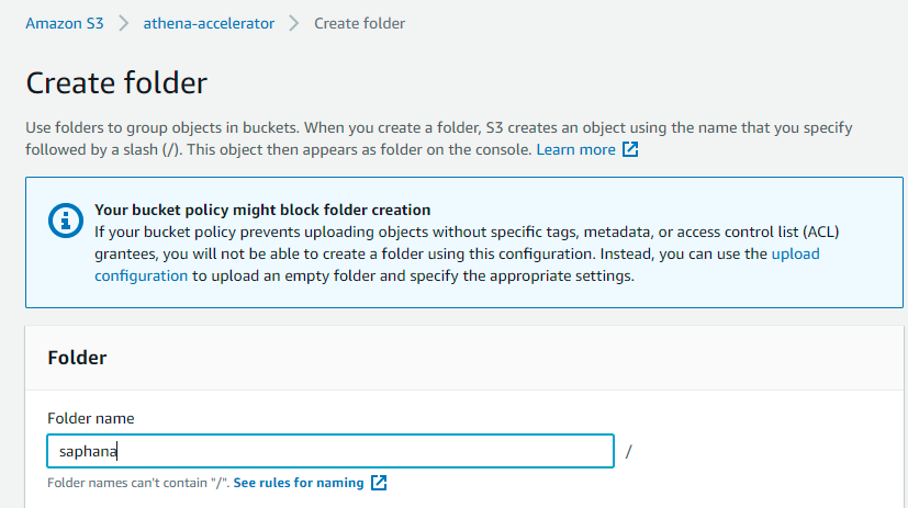 Setting up your S3 bucket