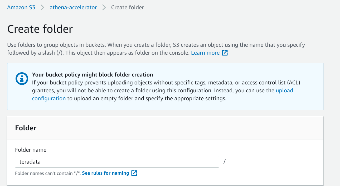 Setting up your S3 bucket