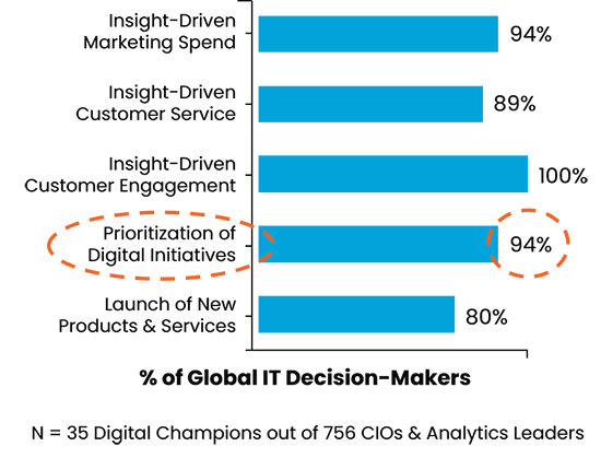 Use of Data and Analytics by Digital Champions